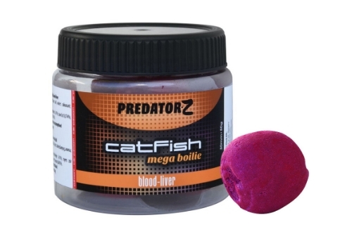 Obrázek Carp Zoom Catfish Mega Boilie 50g 30mm Krev-Ryba