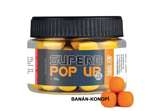 Obrázek Carp Zoom Superb Pop-Up 40g 16mm Banán-Konopí
