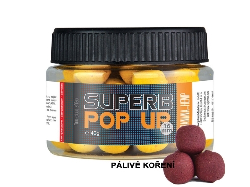 Obrázek Carp Zoom Superb Pop-Up 40g 16mm Pálivé koření