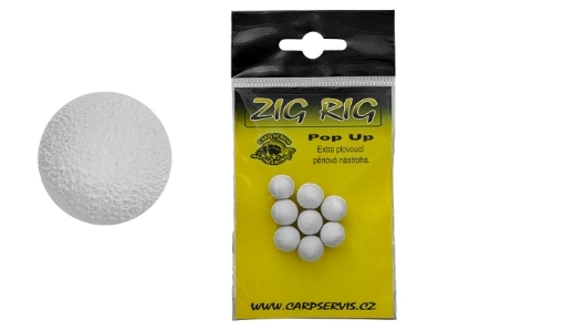 Obrázek CSV Pěnová nástraha Pop Up - 14 mm / Bílá