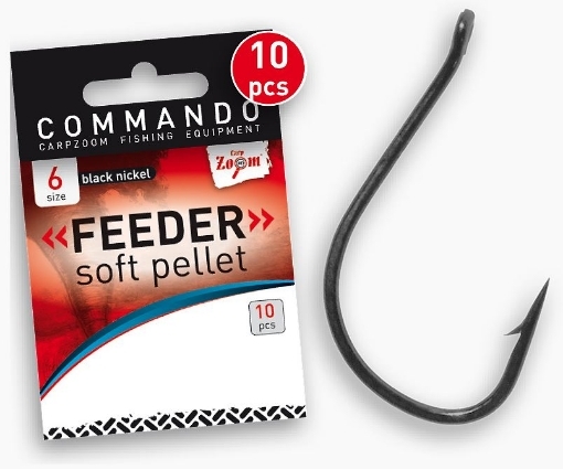 Obrázek Carp Zoom Háčky Feeder Soft Pellet - 10 ks / Vel. 6