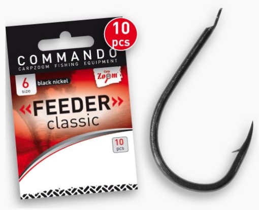 Obrázek Carp Zoom Háčky Feeder Classic - 10 ks / Vel. 14