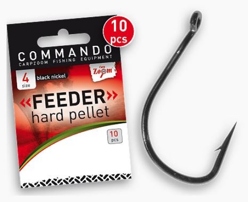 Obrázek Carp Zoom Háčky Feeder Hard Pellet - 10 ks / Vel. 12