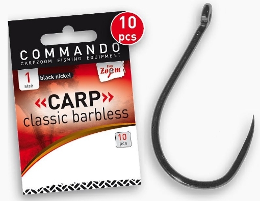 Obrázek Carp Zoom Háčky Carp Classic Barbless - 10 ks / Vel. 8