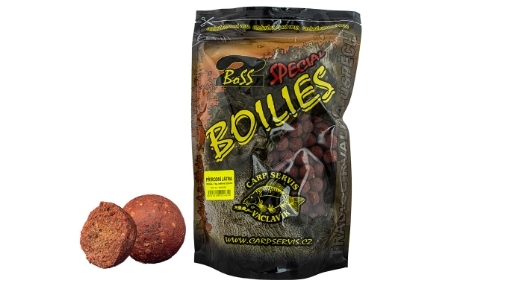 Obrázek CSV Boilies Boss2 SPECIAL - 1 kg / 25 mm / Přírodní játra