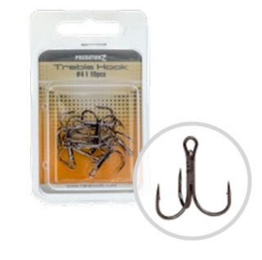 Obrázek Carp Zoom Trojháčky Treble Hook - 5 ks / Vel. 1/0