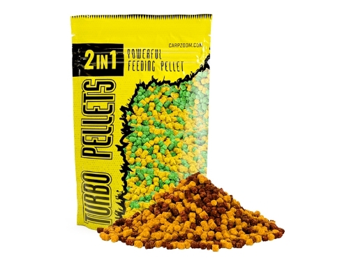 Obrázek Carp Zoom Pelety Turbo 2v1 500g 3mm Čokoláda-Pomeranč