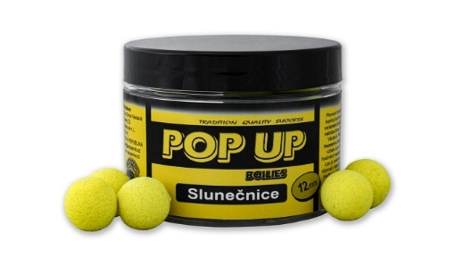 Obrázek CSV Plovoucí boilies Pop Up Dóza 40 g 12 mm Slunečnice