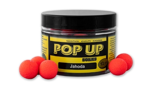 Obrázek CSV Plovoucí boilies Pop Up Dóza 40 g 12 mm Jahoda