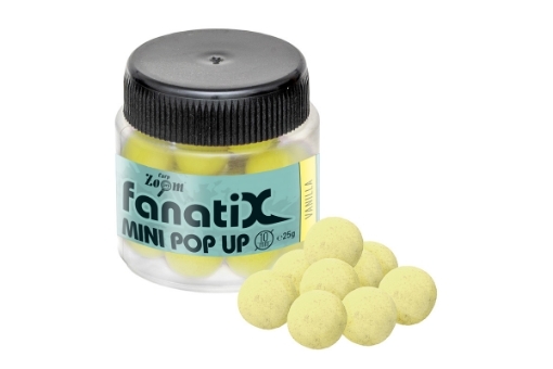 Obrázek Carp Zoom Fanati-X Mini Pop Ups 25 g 10 mm Vanilka