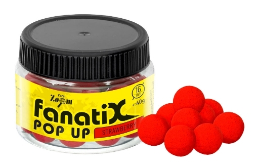Obrázek Carp Zoom Fanati-X Pop Ups 40 g 16 mm Jahoda