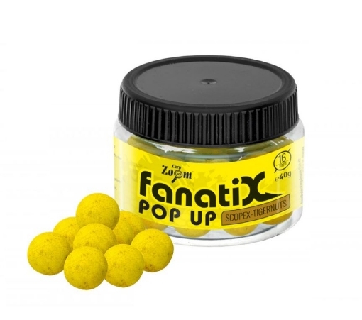Obrázek Carp Zoom Fanati-X Pop Ups 40 g 16 mm Skopex-Tygří ořech