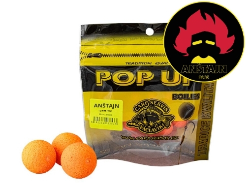 Obrázek CSV Pop-Up Boilies Sáček/ 40 g / 12 mm / Anštajn