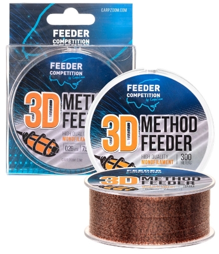 Obrázek Carp Zoom Vlasec 3D Method Feeder - 300 m / 0,28 mm / 8,1 kg