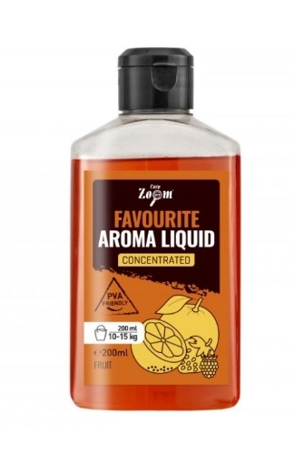 Obrázek Carp Zoom Favourite Aroma Liquid Plus 200 ml / Ovoce