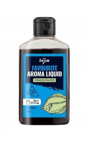 Obrázek Carp Zoom Favourite Aroma Liquid Plus 200 ml / Ryba