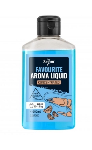 Obrázek Carp Zoom Favourite Aroma Liquid Plus 200 ml / Mořské plody