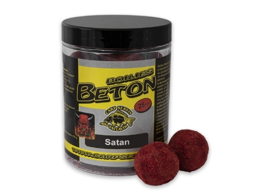 Obrázek CSV Boilies Boss2 BETON - 170 g / 25 mm / Satan