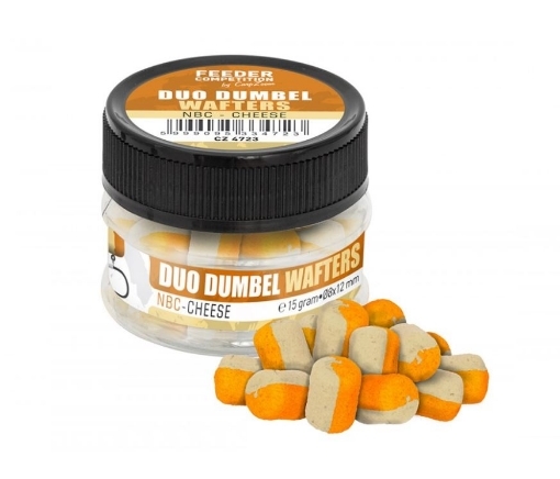Obrázek Carp Zoom Duo Dumbells Wafters 15g 10x14mm NBC-Sýr