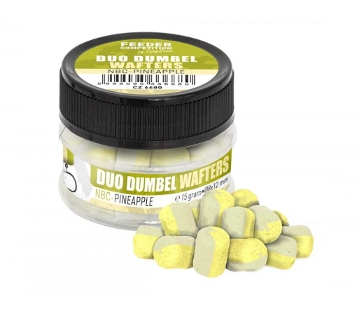 Obrázek Carp Zoom Duo Dumbells Wafters 15g 10x14mm NBC-Ananas