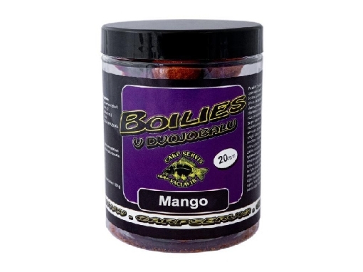 Obrázek CSV Boilies v dvojobalu - 180 g / 20 mm / Mango