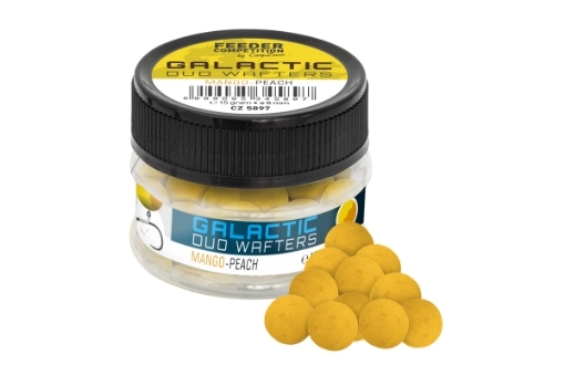 Obrázek Carp Zoom Galactic Duo Wafters 15g 8mm Mango-Broskev