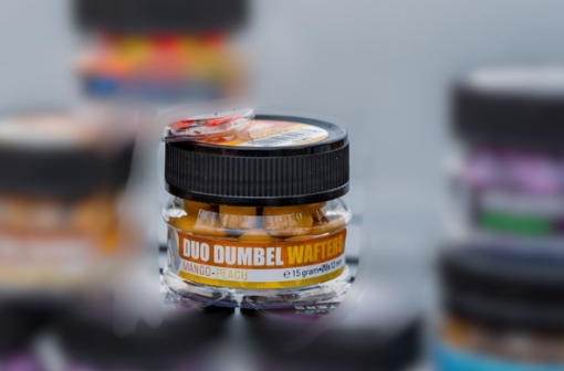 Obrázek Carp Zoom Duo Dumbells Wafters 15g 8x12mm Mango-Broskev