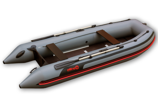 Nafukovací čluny Elling - Pilot 430 s pevnou podlahou, šedý