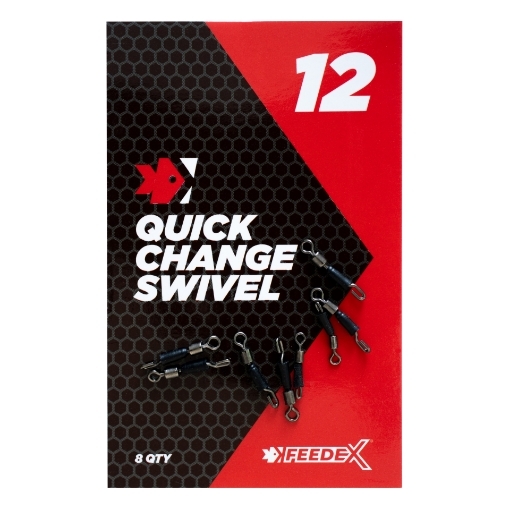 FEEDER EXPERT montáže - Obratlíky Quick Change swivel 12 10ks
