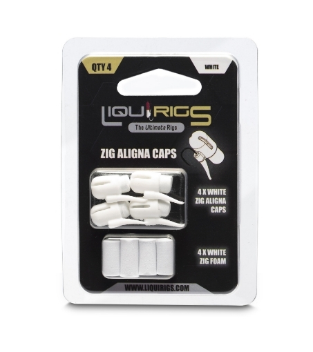 Liquirigs - Liquid Zig montáž s plovoucí pěnou, bílá 4+4ks