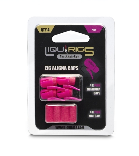 Liquirigs - Liquid Zig montáž s plovoucí pěnou, růžová 4+4ks