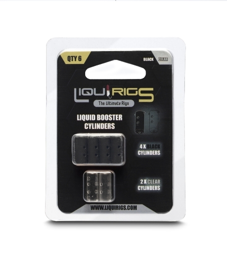 Liquirigs - Liquid Zig Booster kapsle, černá a čirá 4+2ks