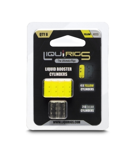 Liquirigs - Liquid Zig Booster kapsle, žlutá a čirá 4+2ks