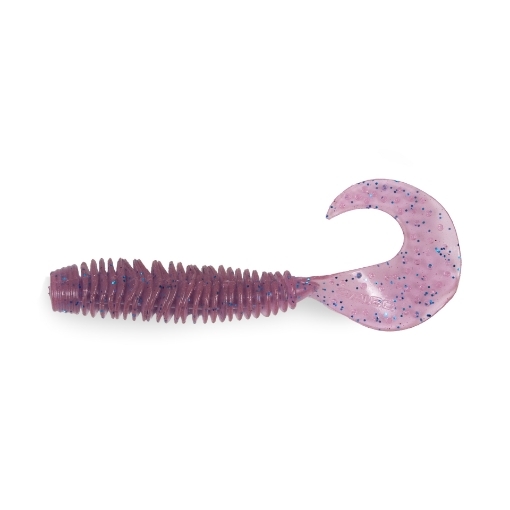 Haibo gumové nástrahy - EASOO Grub Crystal Purple 7,5cm 18ks