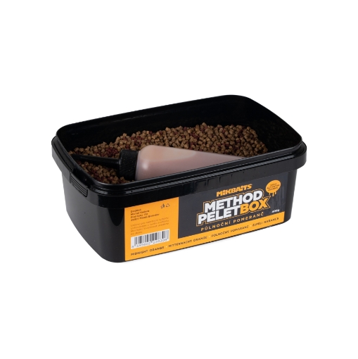 Method pelet box 400g + 120ml Activator - Půlnoční Pomeranč