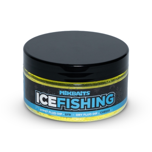 ICE FISHING pstruh řada - Sypký fluo dip Sýr 100ml