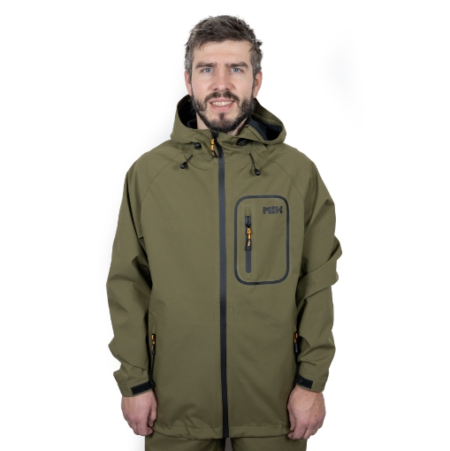 Mikbaits funkční oblečení - Nepromokavá bunda Aqua 10000 zelená XL