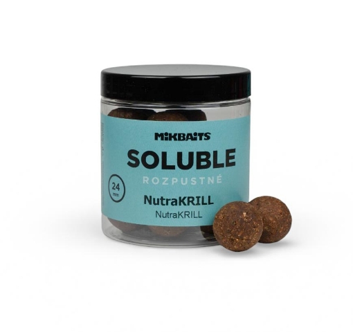 Rozpustné SOLUBLE boilie 250ml - NutraKRILL 24mm