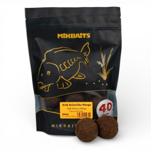 Mikbaits Fanatica Boilie Krab Ančovička Mango 40mm Golf Size 300g