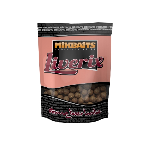 Obrázek Mikbaits Boilie Liverix Královská Patentka 20mm 1kg