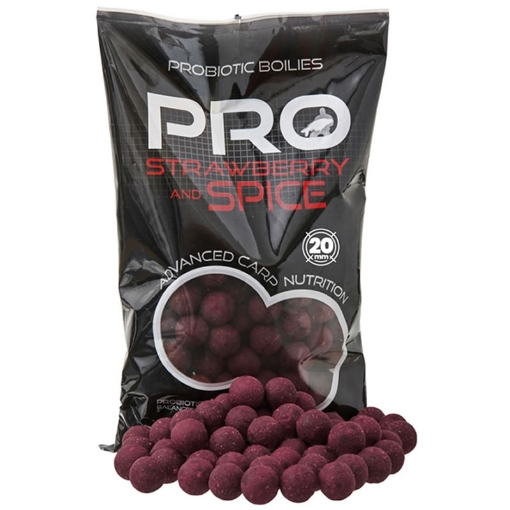 Picture of Starbaits Probiotic Boilies Strawberry Spice 20mm 800g