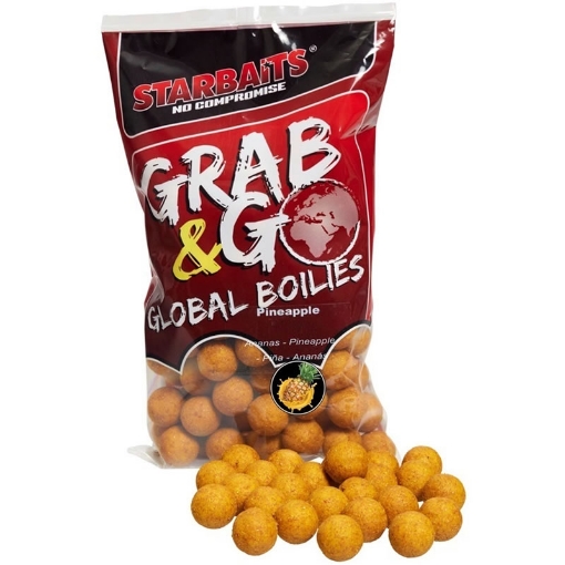 Obrázek Starbaits Global Boilies Ananas 20mm 800g