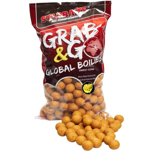 Obrázek Starbaits Global Boilies Sladká kukuřice 20mm 800g