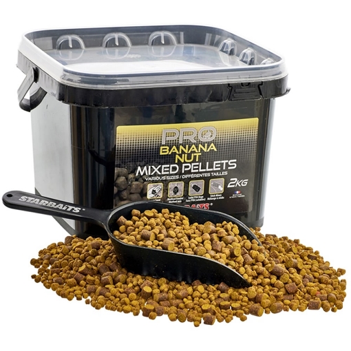 Obrazek Starbaits Pro Mix pelletów Banan & Orzech 2kg