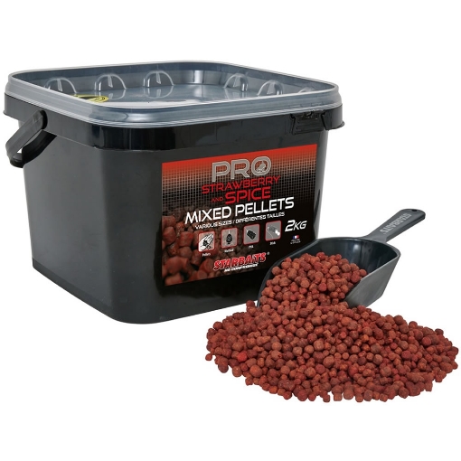 Obrazek Starbaits Pro Mix pelletów Strawberry Spice 2kg