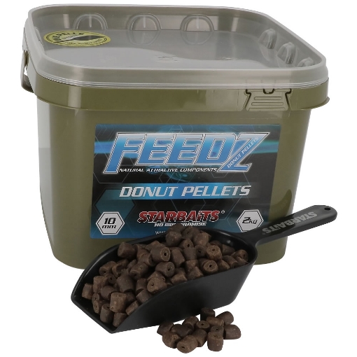 Obrazek Starbaits Feedz Donuts Pellet z dziurką 15mm 2kg