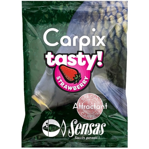 Obrázek Sensas Powder Carp Tasty Jahoda 300g