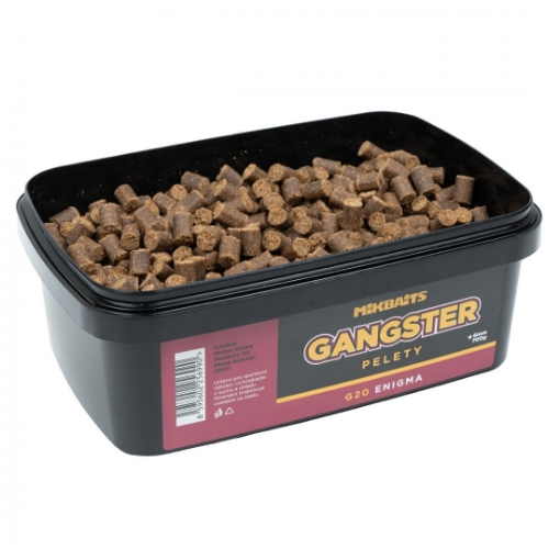 Vysoce atraktivní pelety Mikbaits Gangster G20 Enigma o průměru 6mm v 700g balení.