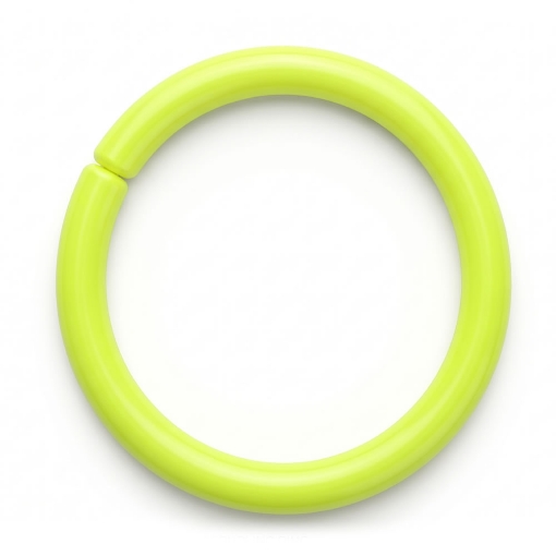 Velké rybářské číhátko kroužek o průměru 11cm ve výrazné žluté barvě.