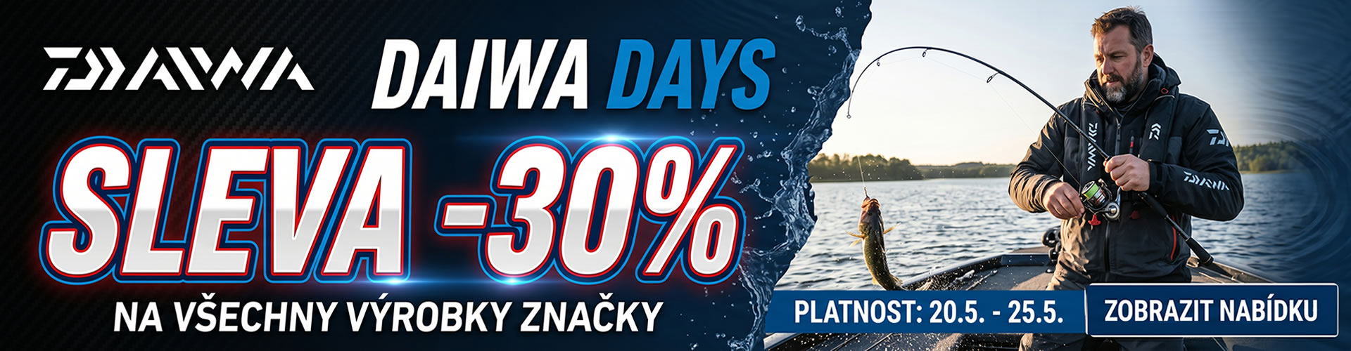 Daiwa Sleva 30% na vše
